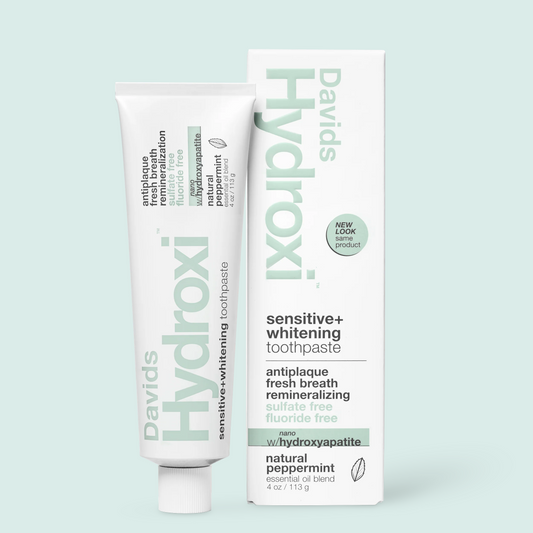 Premium Natural Toothpaste - Sensitive + Whitening Nano-Hydroxyapatite Peppermint