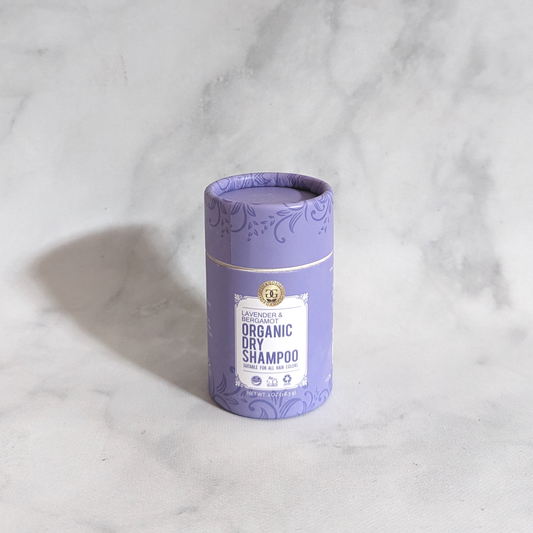 Travel-Size Organic Natural Dry Shampoo Powder - Lavender & Bergamot