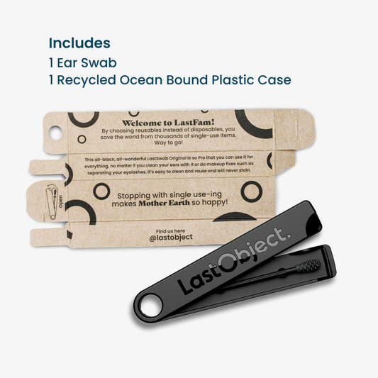 LastSwab Basic Reusable Ear Swab - Full Black