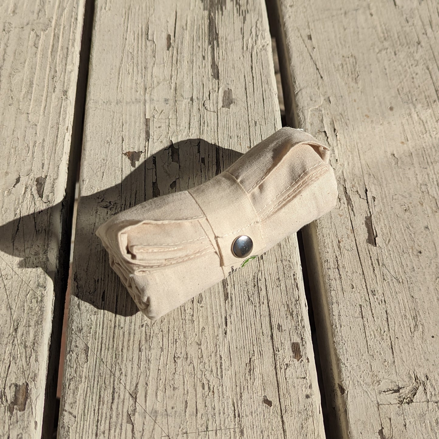 Collapsible Cotton Folding Bag with Inner Pocket