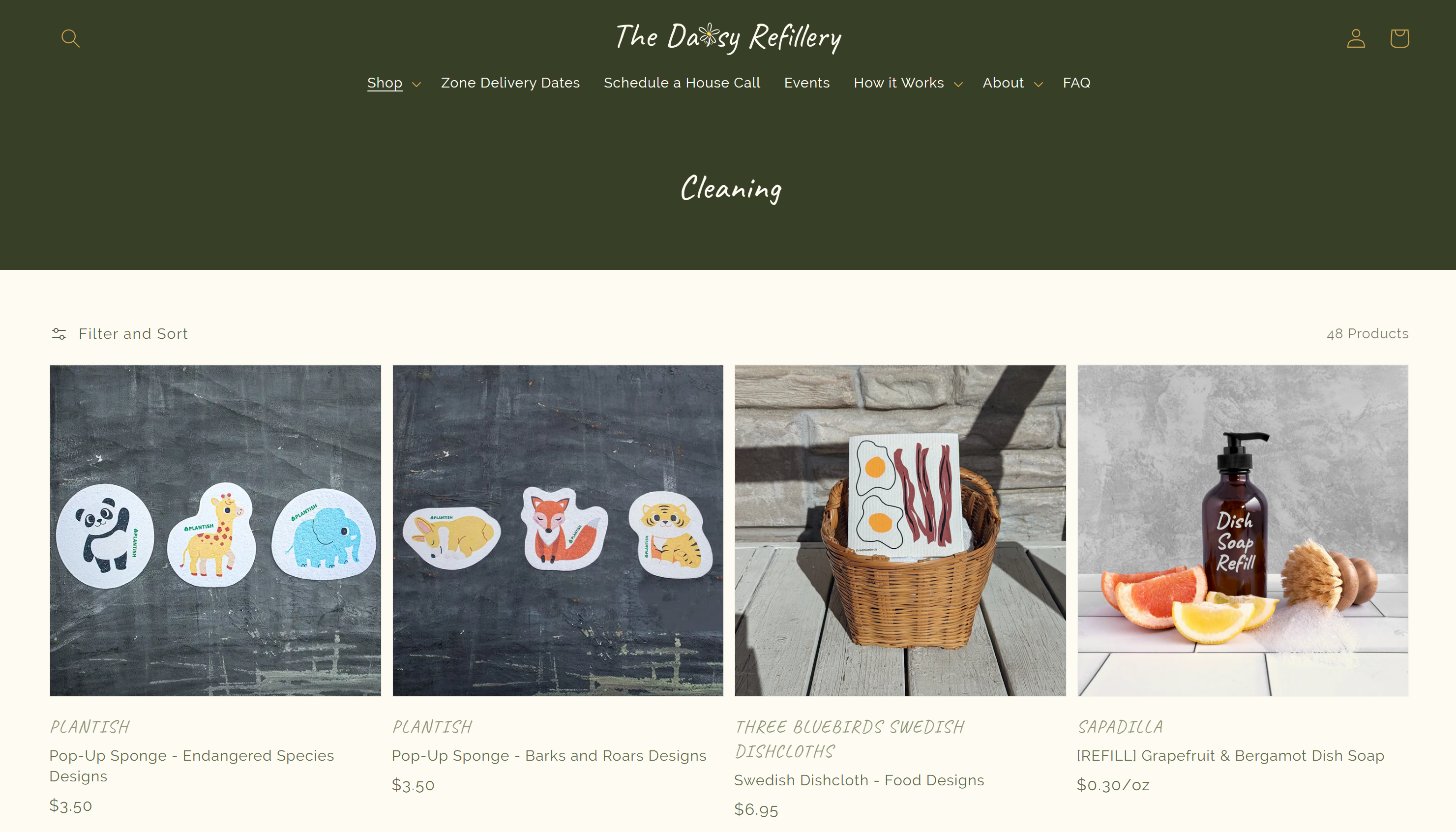 The Daisy Refillery Cleaning Products