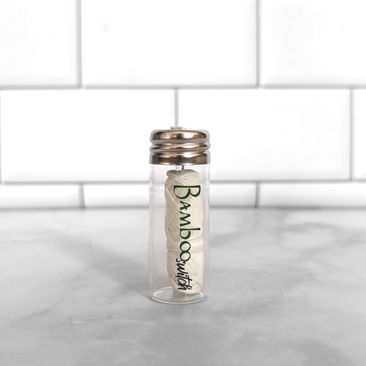 Organic & Vegan Bamboo Floss - Natural White