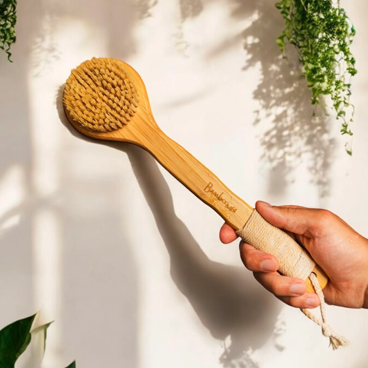 Bamboo Dry Brush with Sisal Bristles