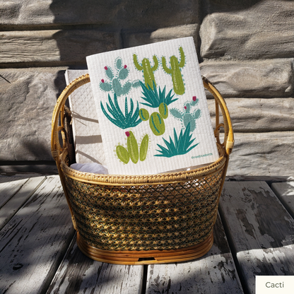 Swedish Dishcloth - Flower and Plant Designs