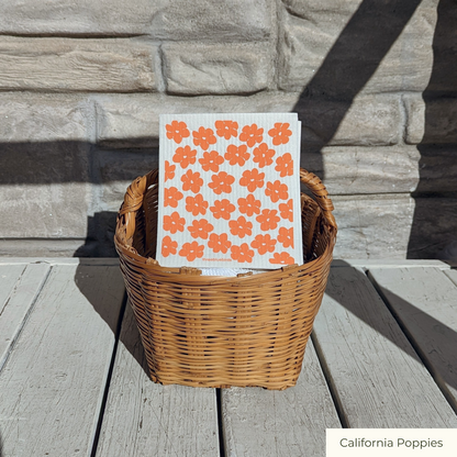 Swedish Dishcloth - Flower and Plant Designs