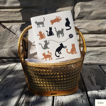 Swedish Dishcloth - Animal Designs