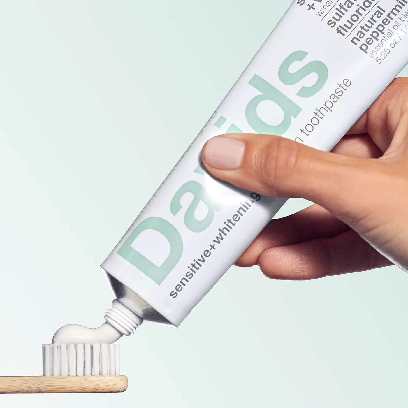 Premium Natural Toothpaste - Sensitive + Whitening Nano-Hydroxyapatite Peppermint