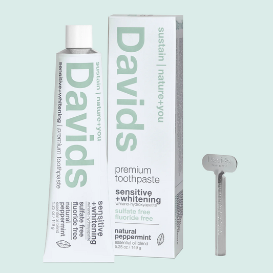 Premium Natural Toothpaste - Sensitive + Whitening Nano-Hydroxyapatite Peppermint
