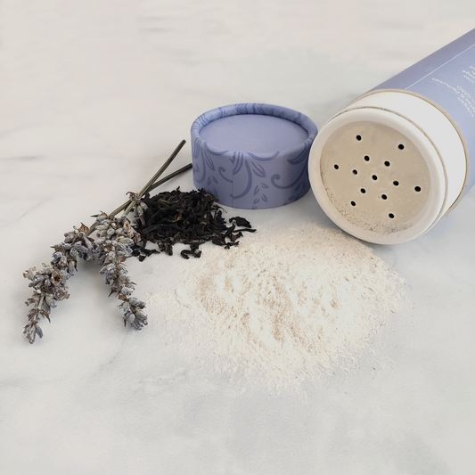 Travel-Size Organic Natural Dry Shampoo Powder - Lavender & Bergamot