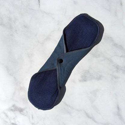 [RETIRED] Reusable Bamboo Pad, Heavy Absorbency (12 inches) - Solid Color Options