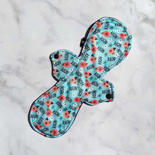 Reusable Pad, Heavy Absorbency (12 inches) - Non-Sweary Print Options