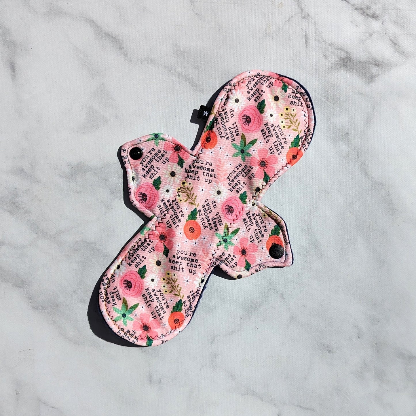 [RETIRED] Reusable Pad, Moderate Absorbency (10 inches) - Sweary Print Options