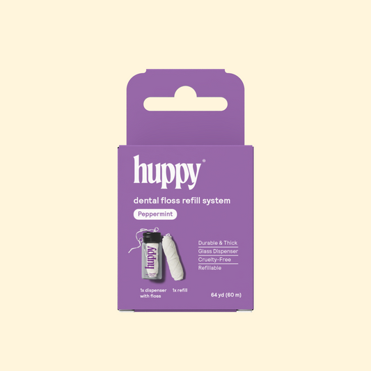Vegan Dental Floss with Jar and Refill