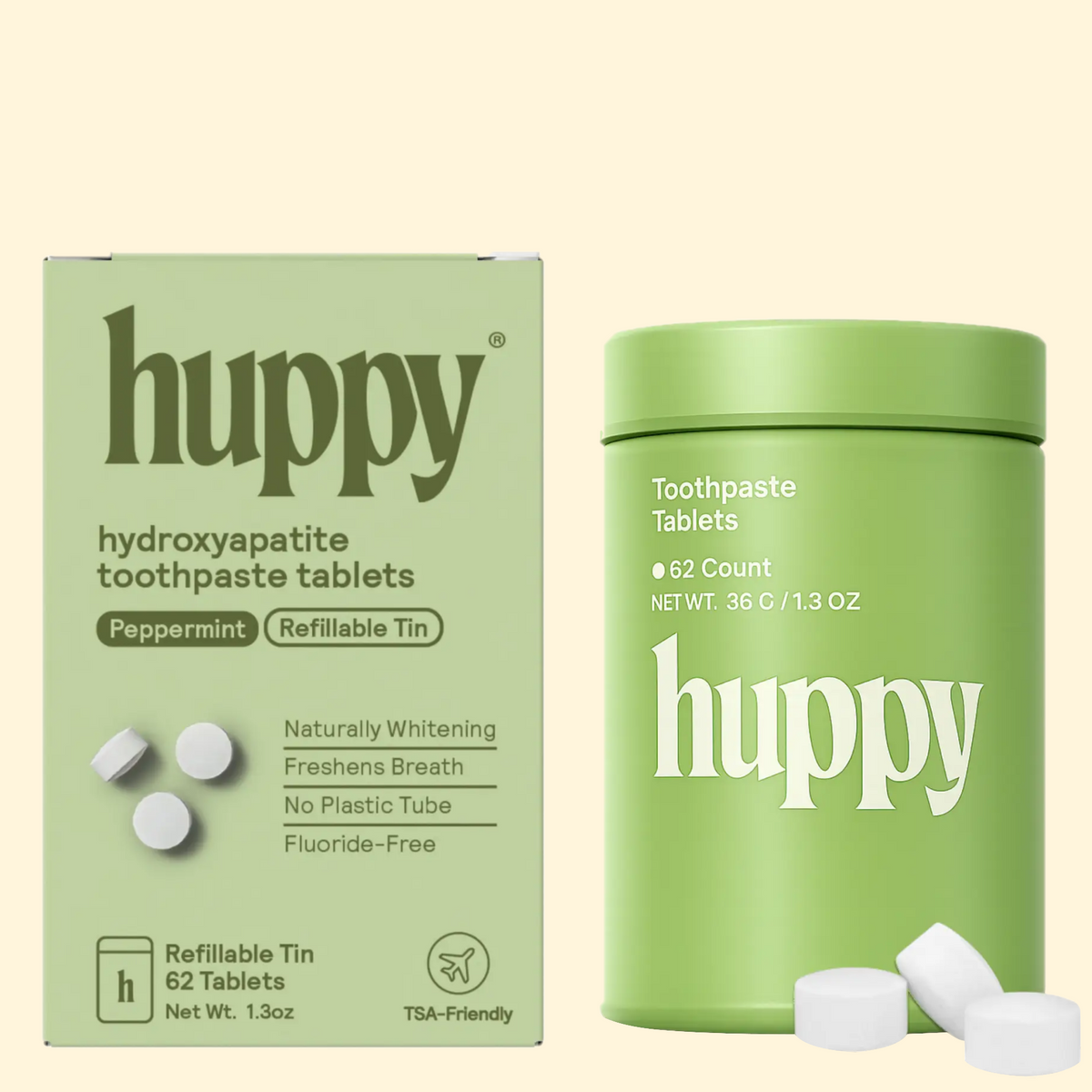 Peppermint Toothpaste Tablets with HA