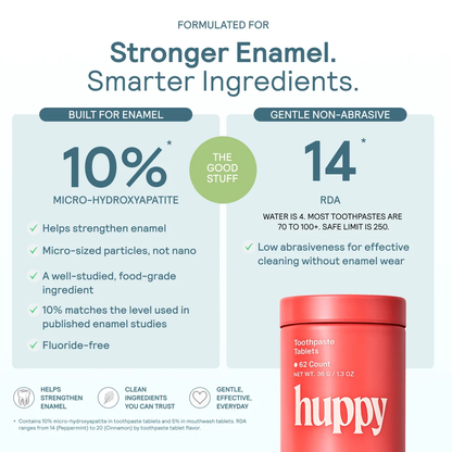 Strawberry Toothpaste Tablets with HA