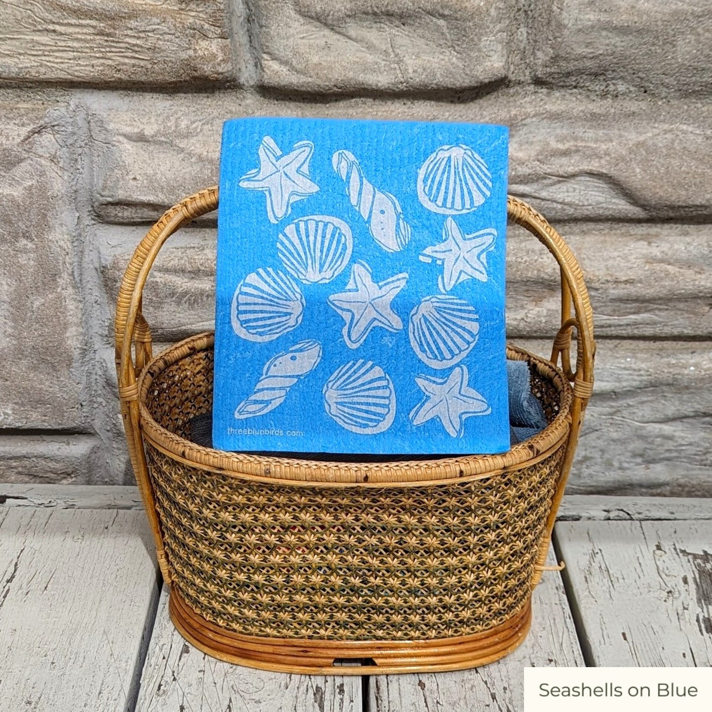 Swedish Dishcloth - Sea Designs