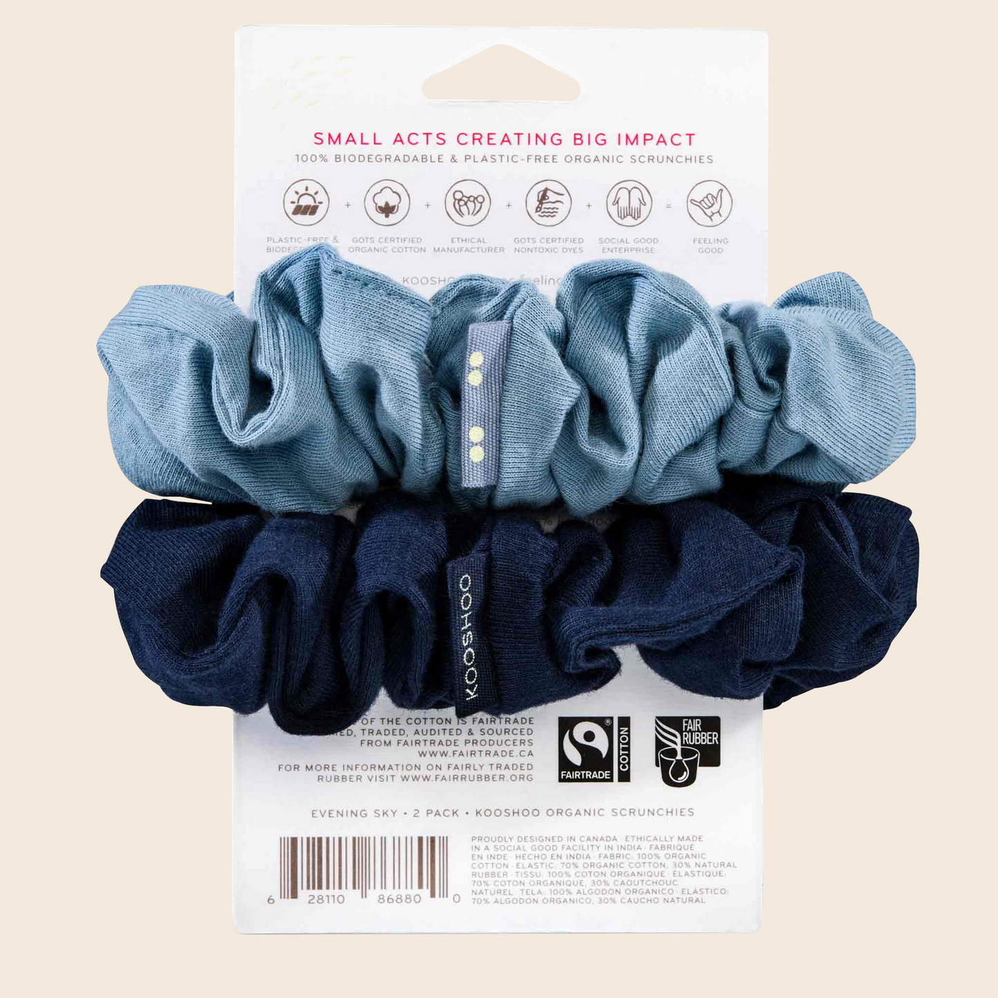 [RETIRED] Plastic-Free Scrunchies - Evening Sky