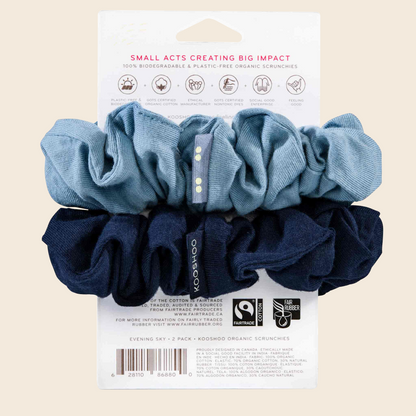 [RETIRED] Plastic-Free Scrunchies - Evening Sky