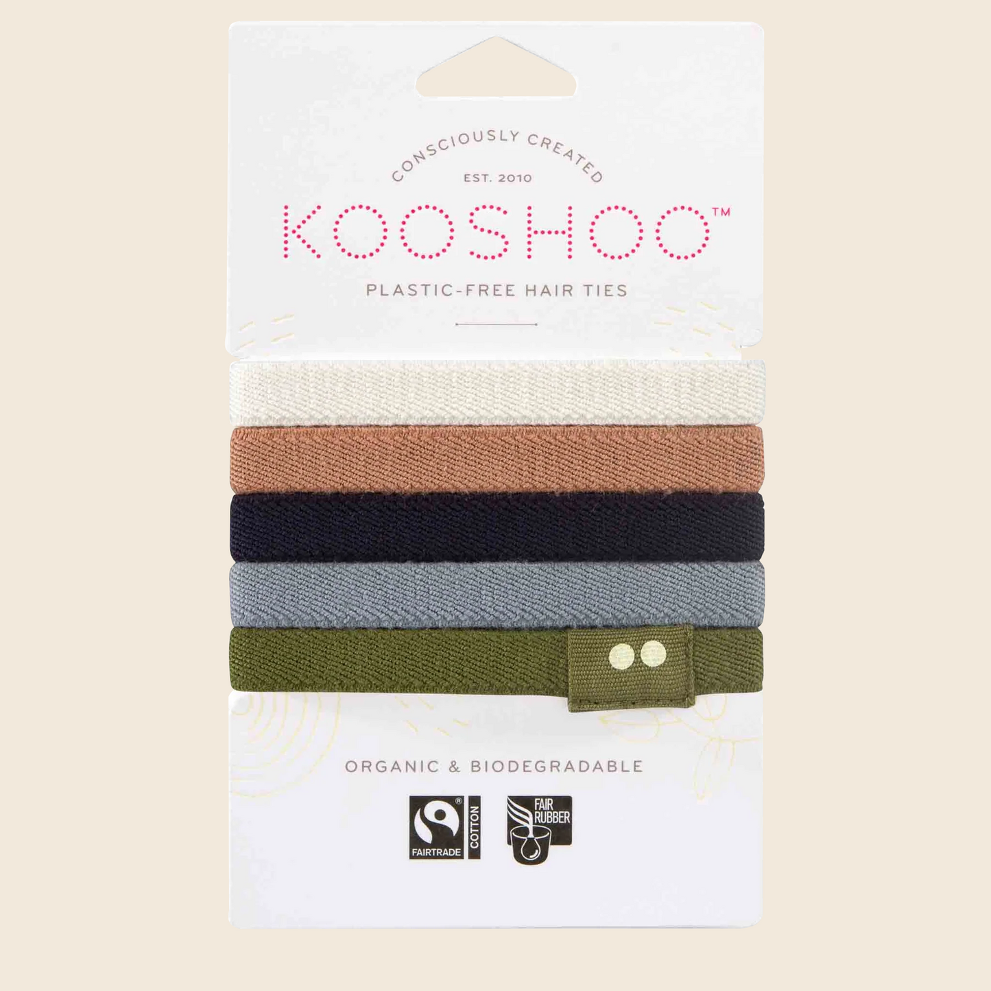 Plastic-Free Hair Ties - Classics