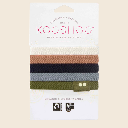 Plastic-Free Hair Ties - Classics