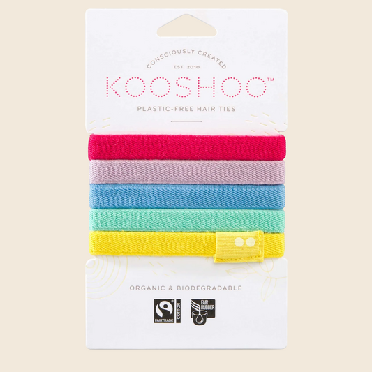 [RETIRED] Plastic-Free Hair Ties - Rainbow