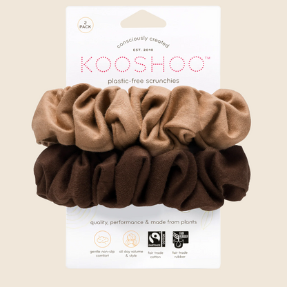 [RETIRED] Plastic-Free Scrunchies - Macchiato Brown