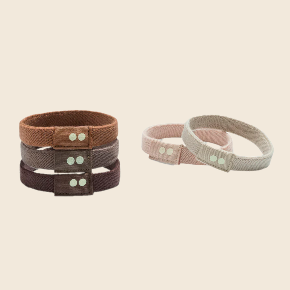 Plastic-Free Hair Ties - Earth Tints