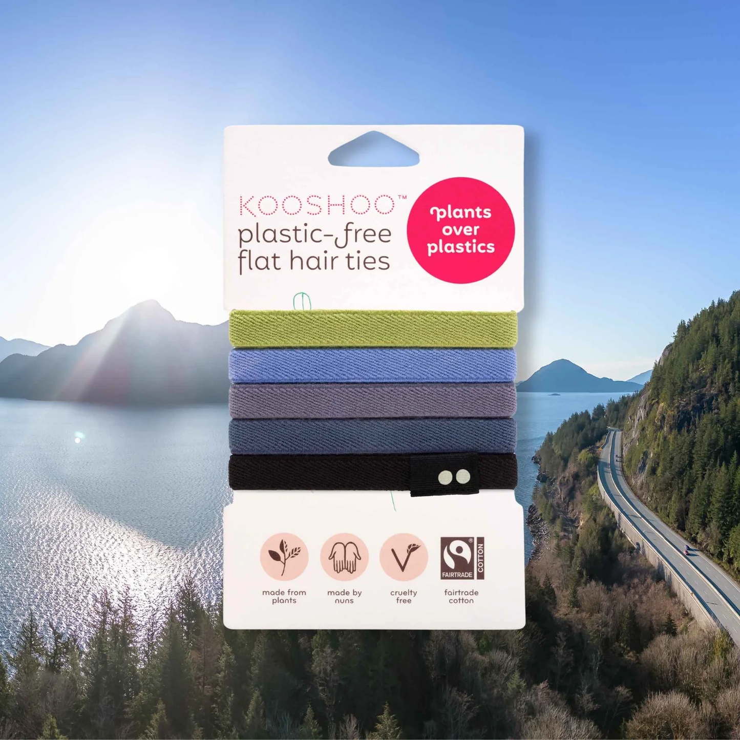 Plastic-Free Hair Ties - Sea to Sky