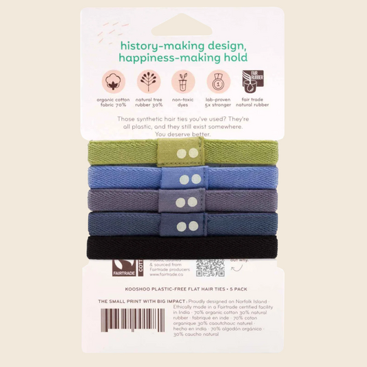 Plastic-Free Hair Ties - Sea to Sky