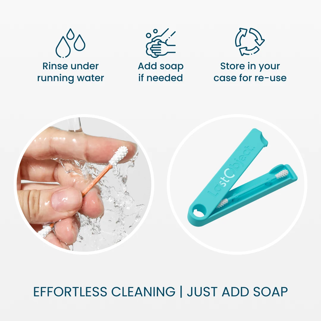 LastSwab Basic Reusable Ear Swab - Turquoise