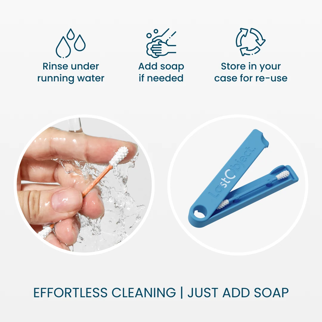 LastSwab Basic Reusable Ear Swab - Blue