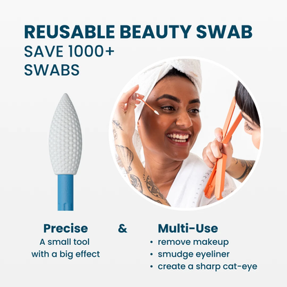 LastSwab Beauty Reusable Makeup Swab - Blue