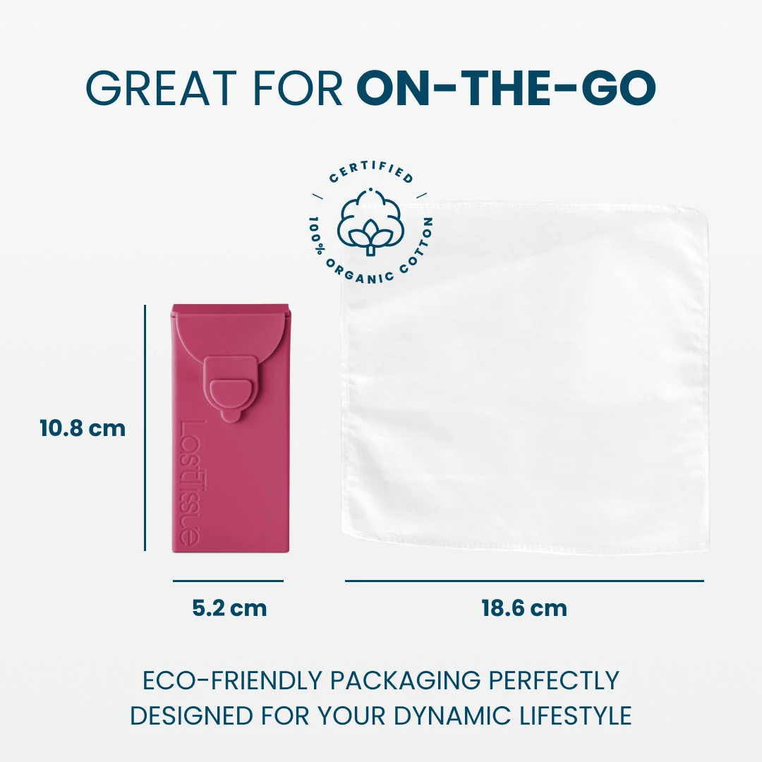 LastTissue Reusable Tissue Pack - Magenta