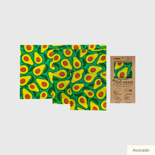 Beeswax Food Wrap (3-Pack) - Fruit Designs