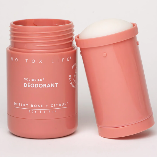 SOLIDSILK® Refillable Deodorant (Desert Rose + Citrus) - Extra Strength