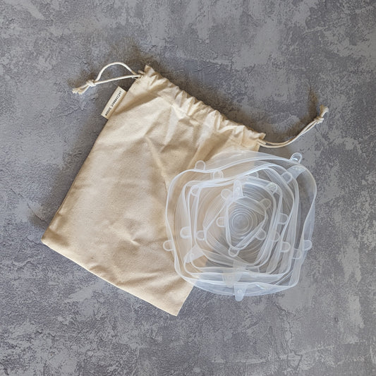 Silicone Stretch Lids (Variety Pack of 6)