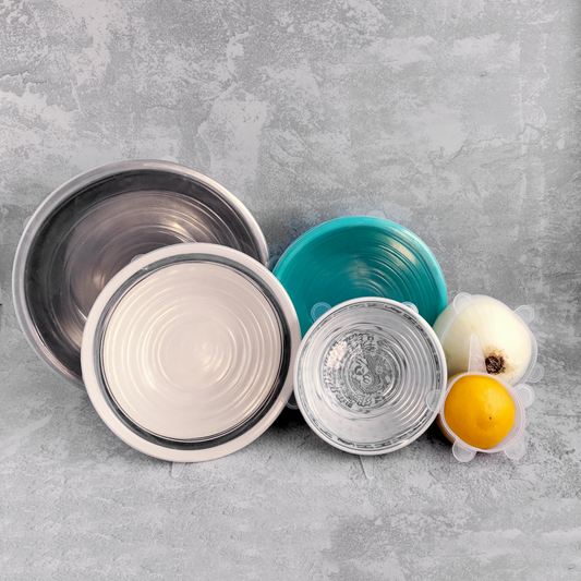 Silicone Stretch Lids (Variety Pack of 6)