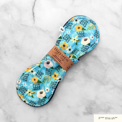[RETIRED] Reusable Pad, Moderate Absorbency (10 inches) - Sweary Print Options