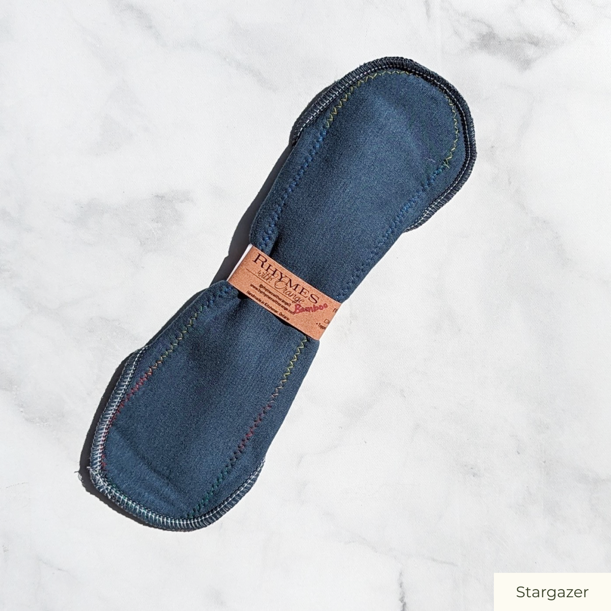 [RETIRED] Reusable Bamboo Pad, Heavy Absorbency (12 inches) - Solid Color Options