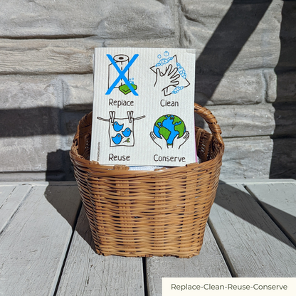 Swedish Dishcloth - Message Designs