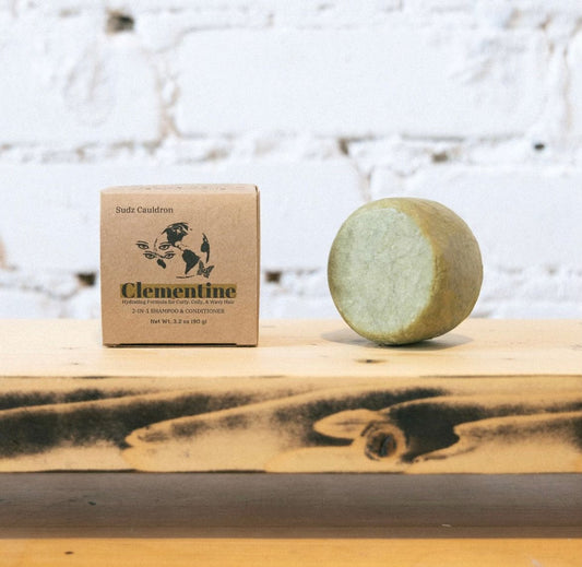 [FULL SIZE] Clementine Conditioning Shampoo Bar - (For Curly and Kinky Hair)