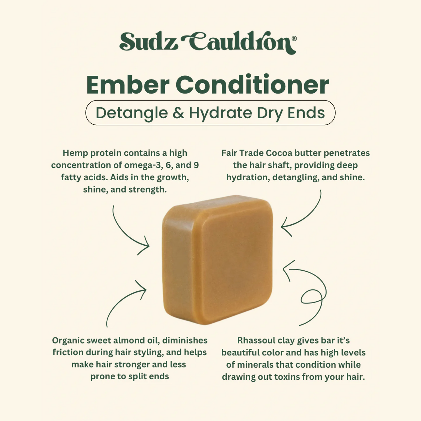 [FULL SIZE] Ember Deep Conditioner Bar