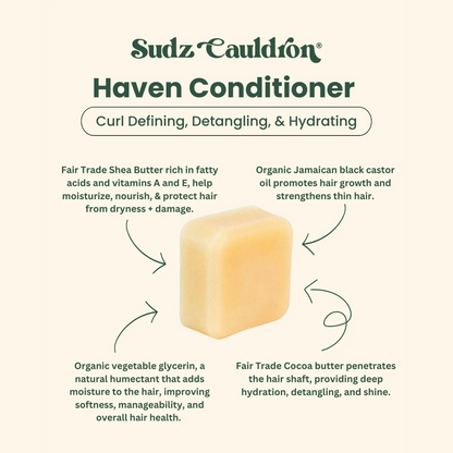 [FULL SIZE] Haven Conditioner Bar (For All Curl Types)