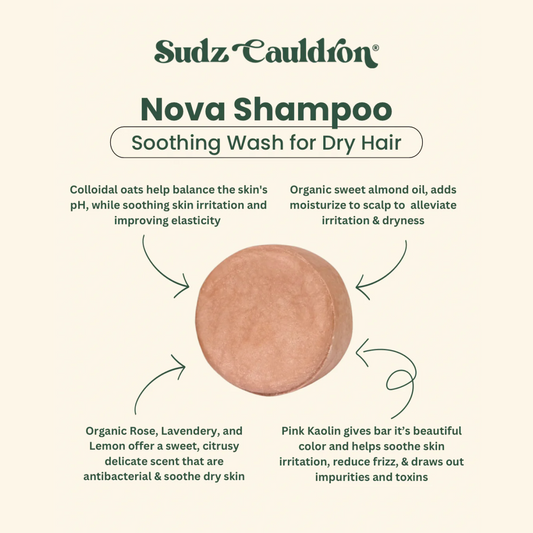 [FULL SIZE] Nova Shampoo Bar (For Dry Hair)