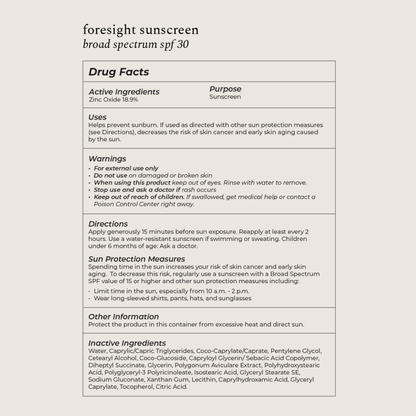 Foresight Suncreen