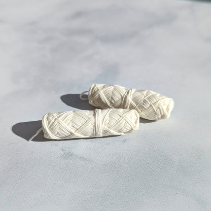 Organic & Vegan Bamboo Floss Refill - Natural White (Set of 2)