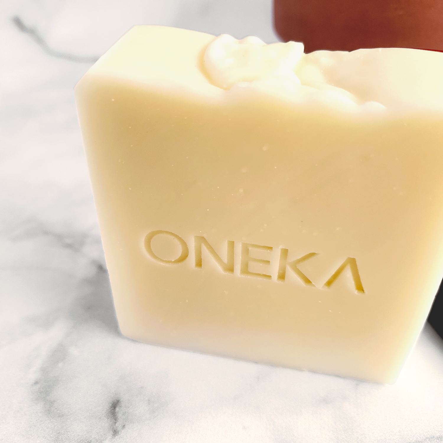 Oneka Unscented Soap Bar Close Up