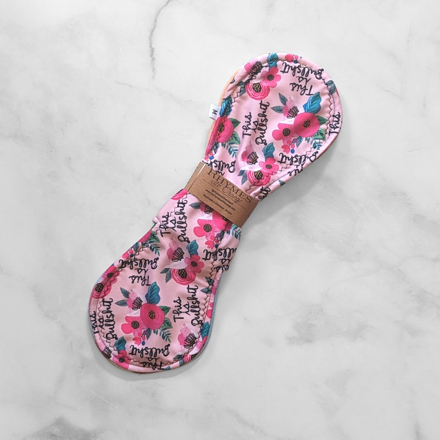 [RETIRED] Reusable Pad, Moderate Absorbency (12 inches) - Sweary Print Options