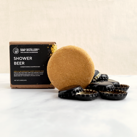 Shower Beer Conditioning Shampoo Bar Box Front
