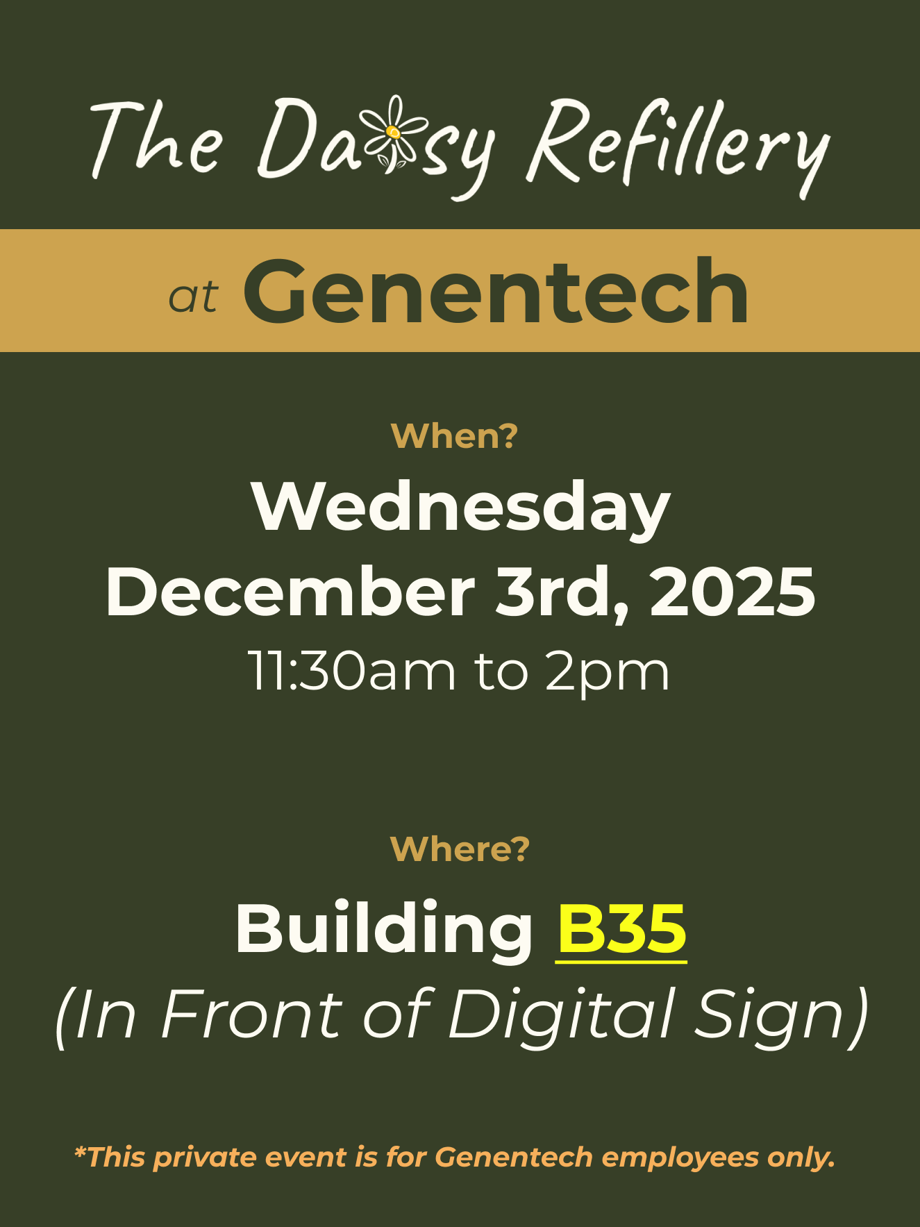 Zero Waste Refill Event with The Daisy Refillery